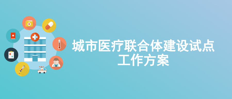 城市医疗联合体建设试点工作方案